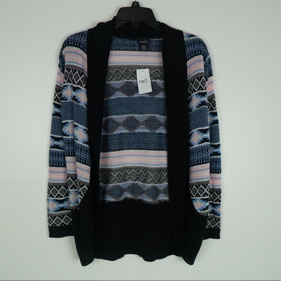 Rue 21 Striped Open Front Cardigan Size Small - Picture 8 of 12